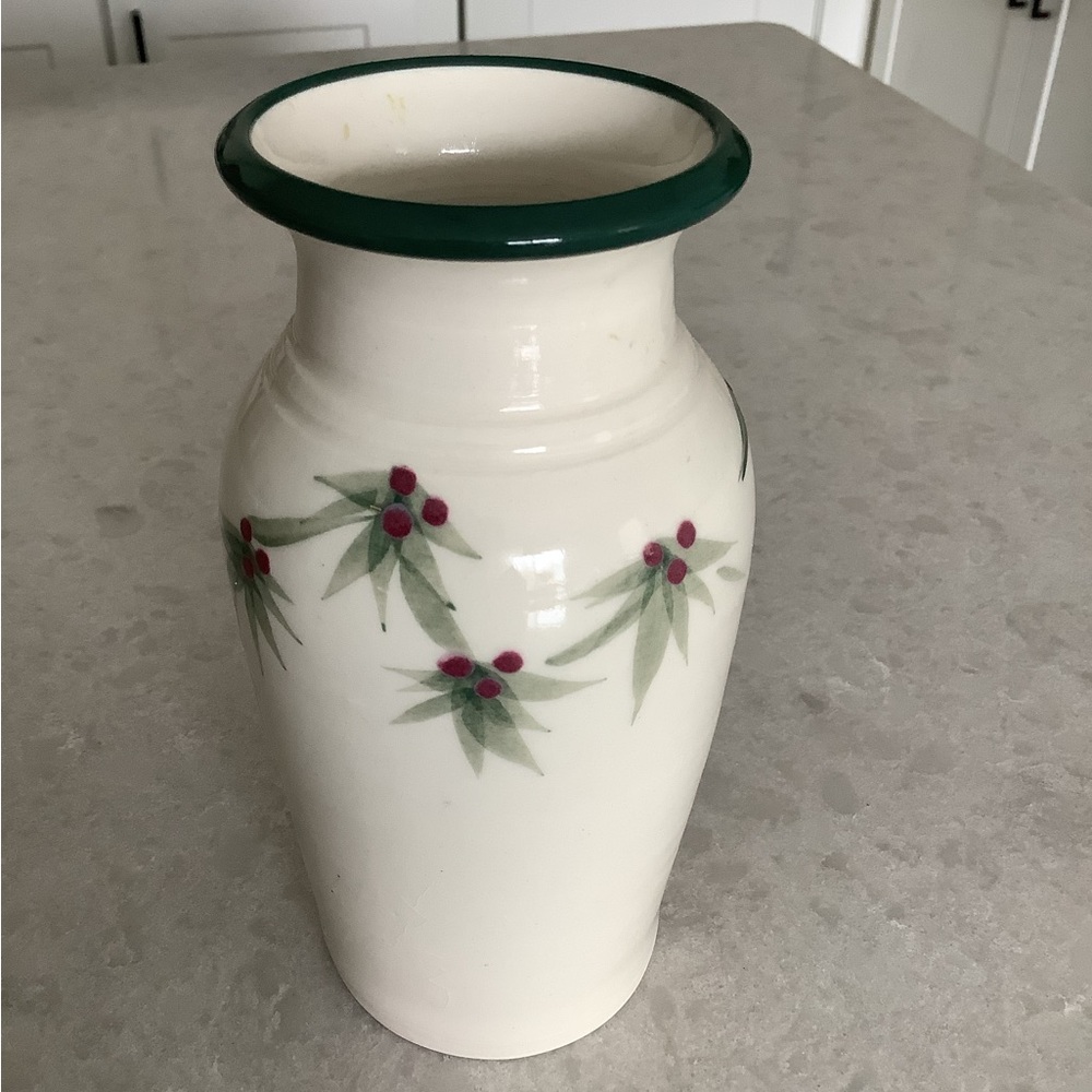 Mary Ann Geis Evergreen 6” vase